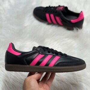 Adidas Samba OG Black Lucid Pink Womens JS1386 NEW Sz 10